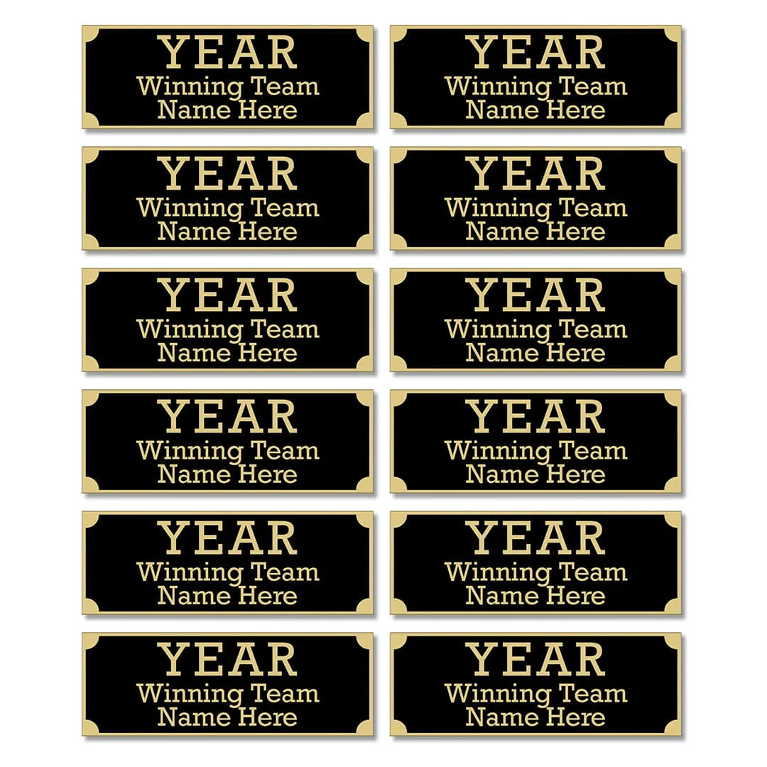12 Years of Engraved Name Plates - Image 2