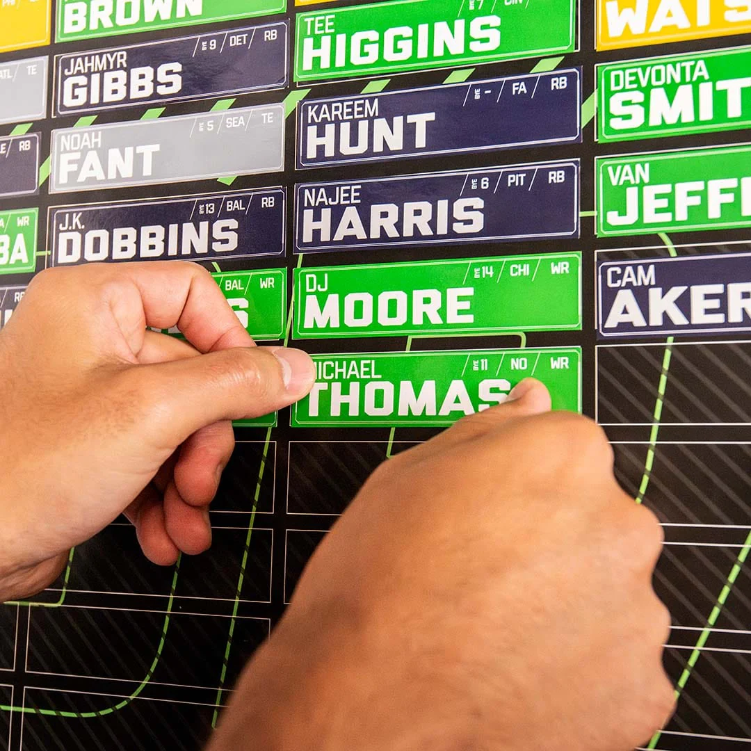 2026 ESPN Fantasy Football Draft Board Kit - 12, 10, 8 team - Image 7