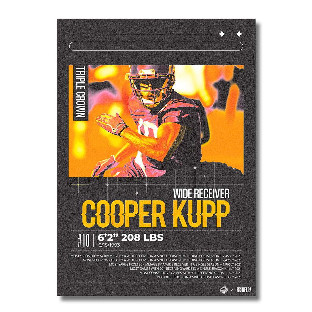 Cooper Kupp Triple Crown - Metal Wall Art