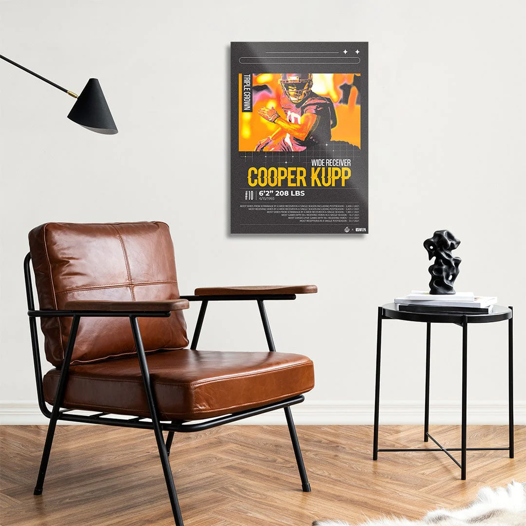 Cooper Kupp Triple Crown - Metal Wall Art - Image 3