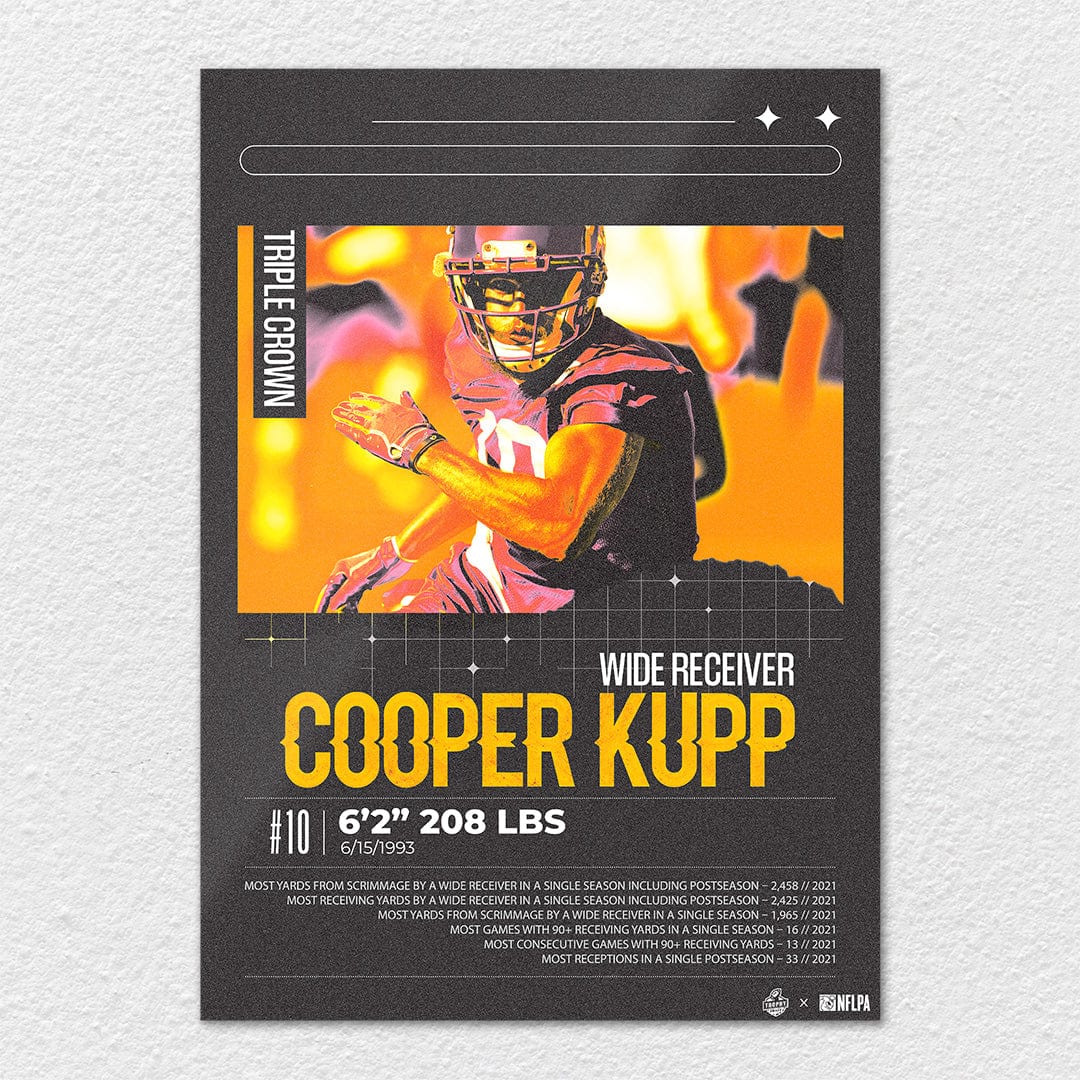 Cooper Kupp Triple Crown - Metal Wall Art - Image 6