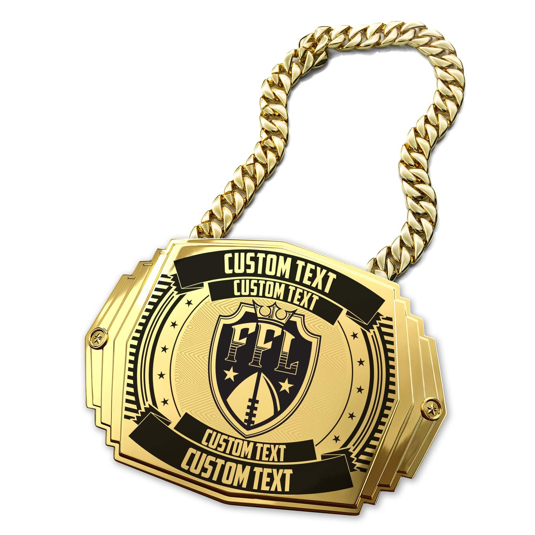 Fantasy Football XL Champion Turnover Chain 5lb. - Image 8