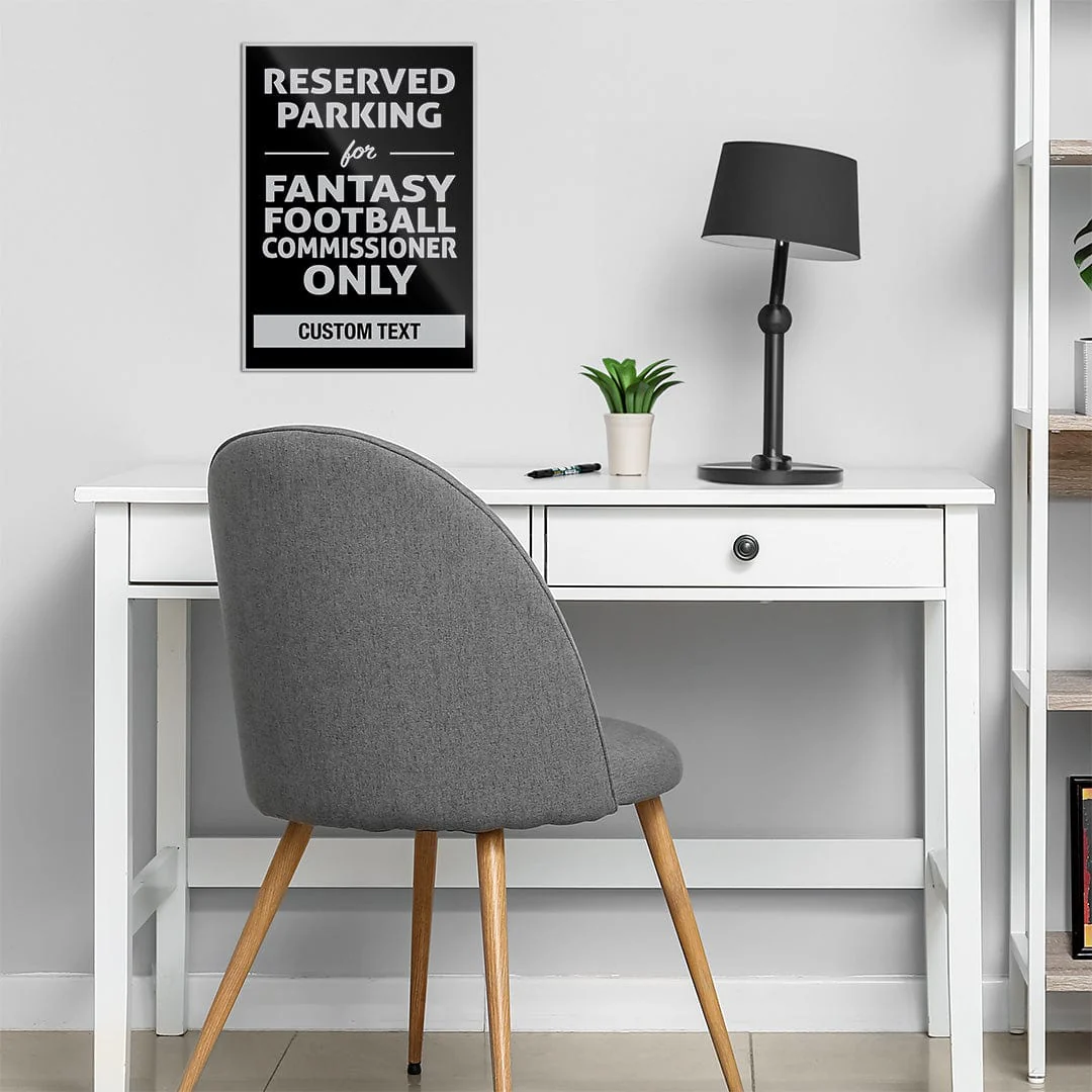 Custom Reserved Parking for Commissioner - Metal Wall Art - Image 10