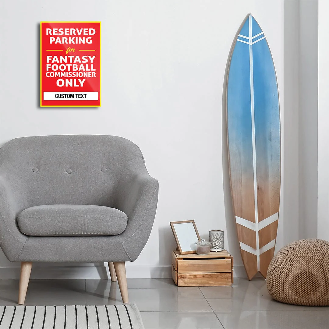 Custom Reserved Parking for Commissioner - Metal Wall Art - Image 12