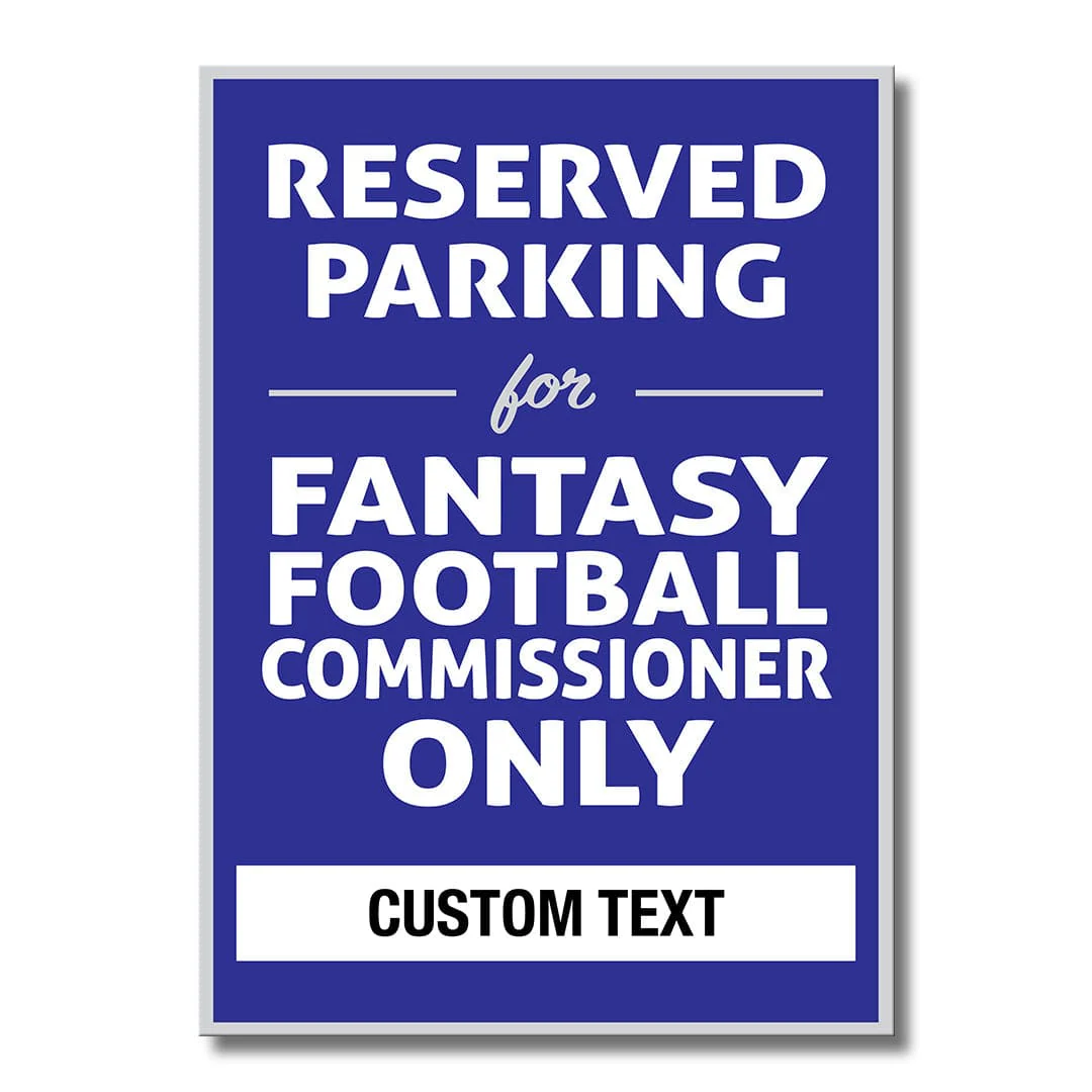 Custom Reserved Parking for Commissioner - Metal Wall Art - Image 3