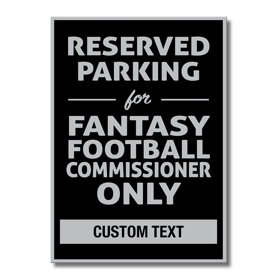 Custom Reserved Parking for Commissioner - Metal Wall Art - Image 6