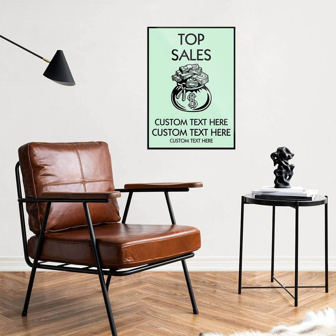 Monopoly Top Sales Playcard - Metal Wall Art - Image 2