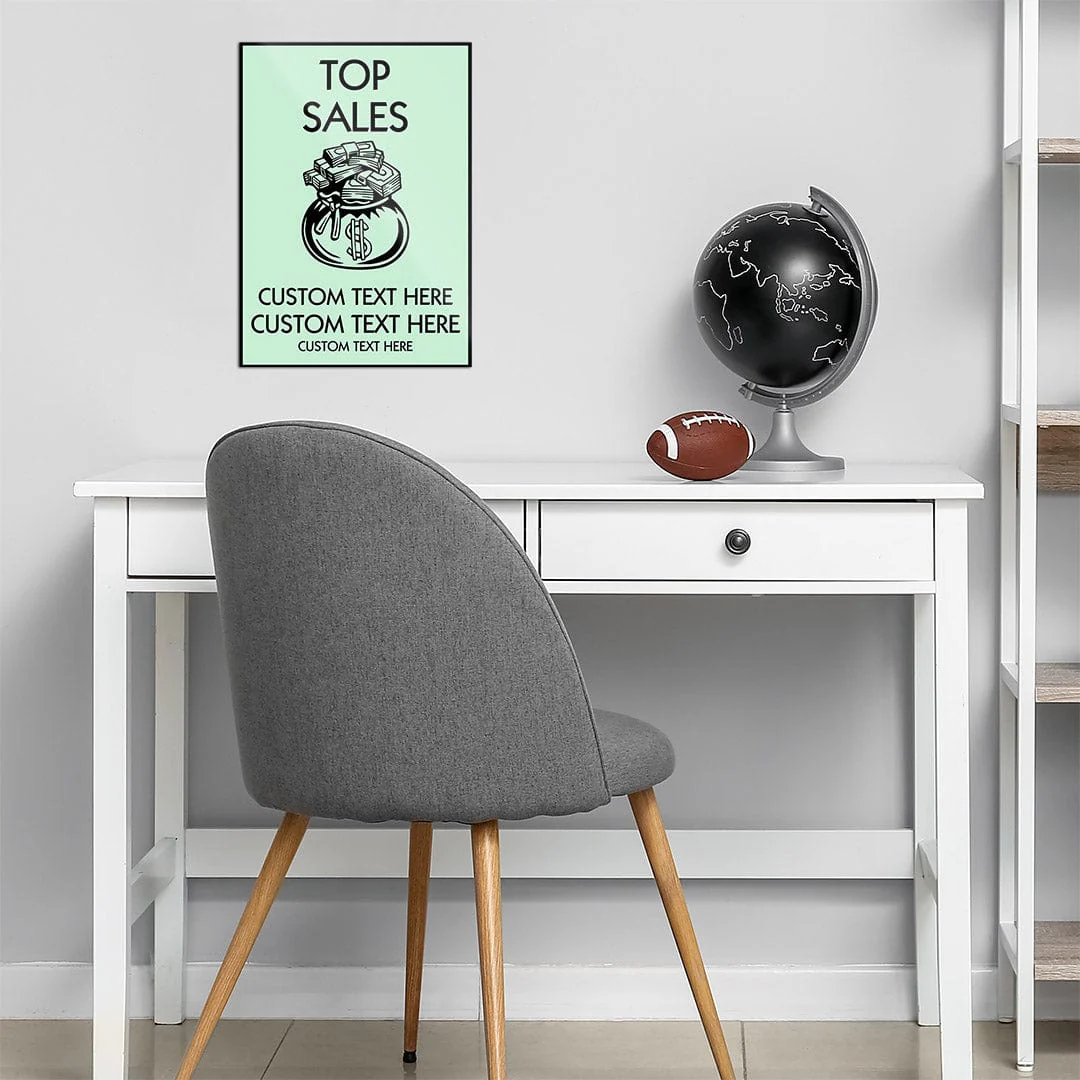 Monopoly Top Sales Playcard - Metal Wall Art - Image 4