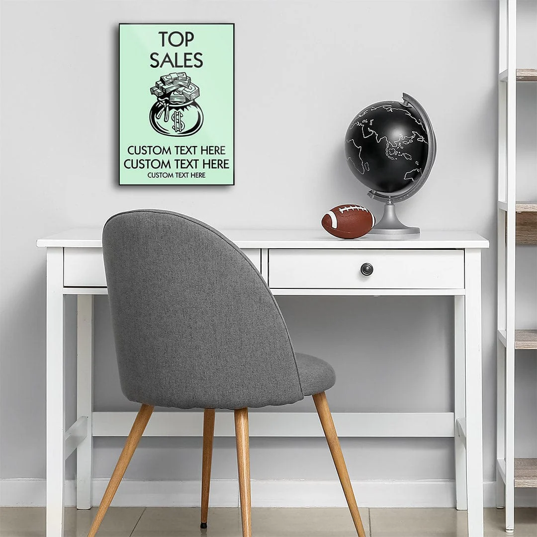 Monopoly Top Sales Playcard - Metal Wall Art - Image 5