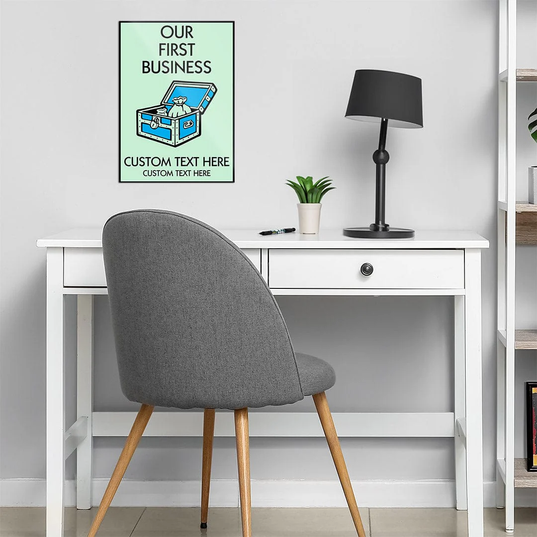 Our First Business - Monopoly Metal Wall Art - Image 4