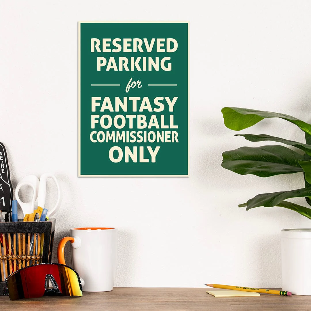 Reserved Parking for Commissioner  - Metal Wall Art - Image 11