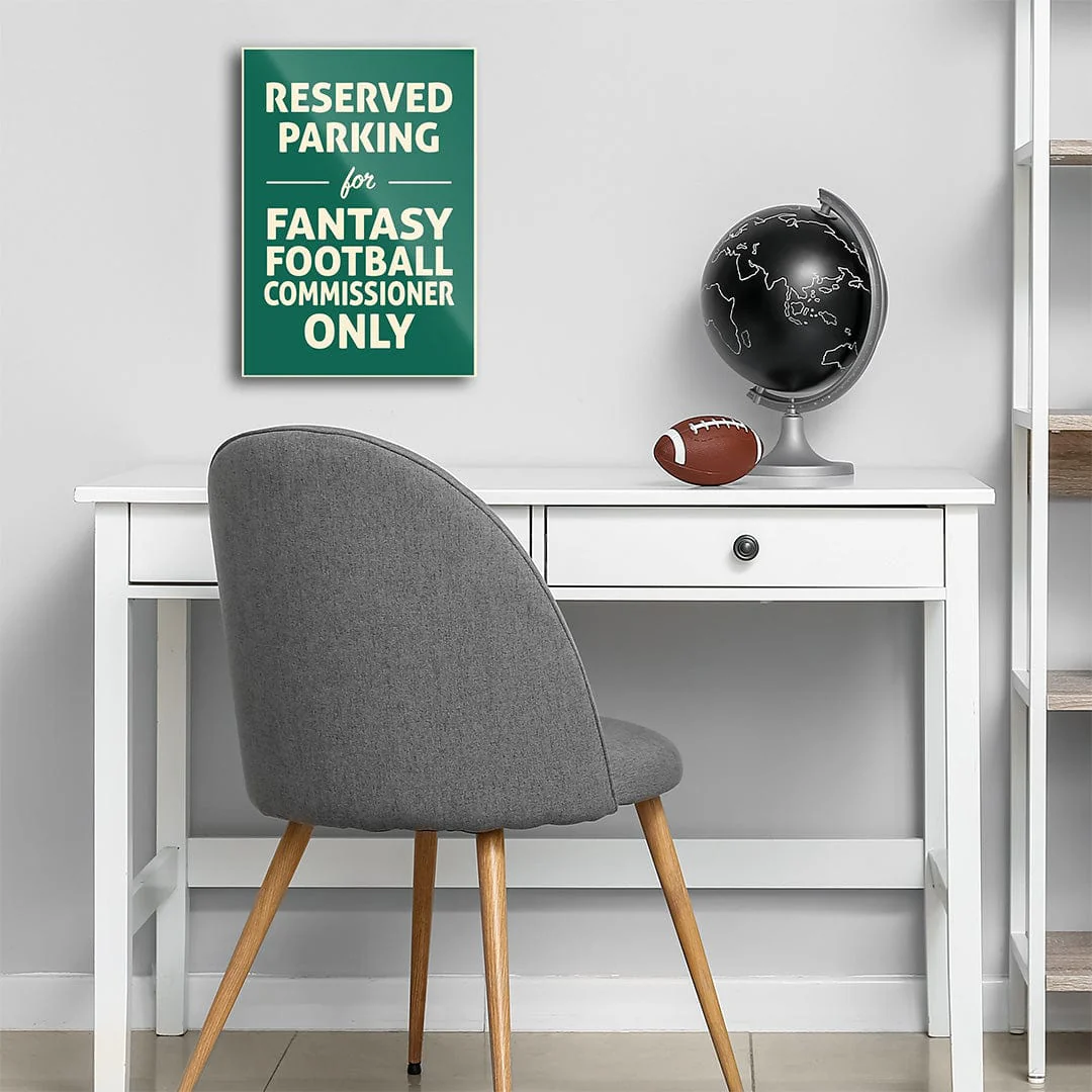 Reserved Parking for Commissioner  - Metal Wall Art - Image 12