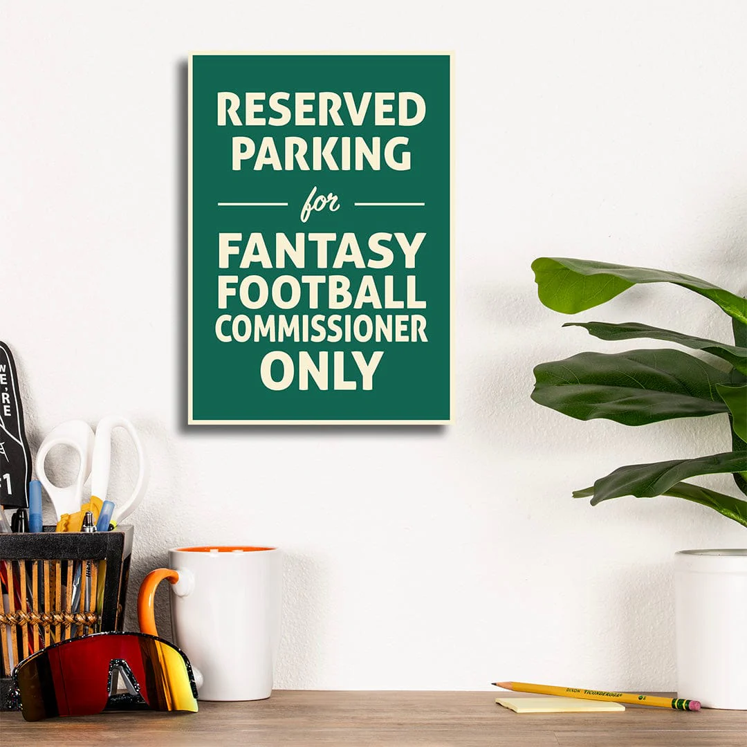 Reserved Parking for Commissioner  - Metal Wall Art - Image 14