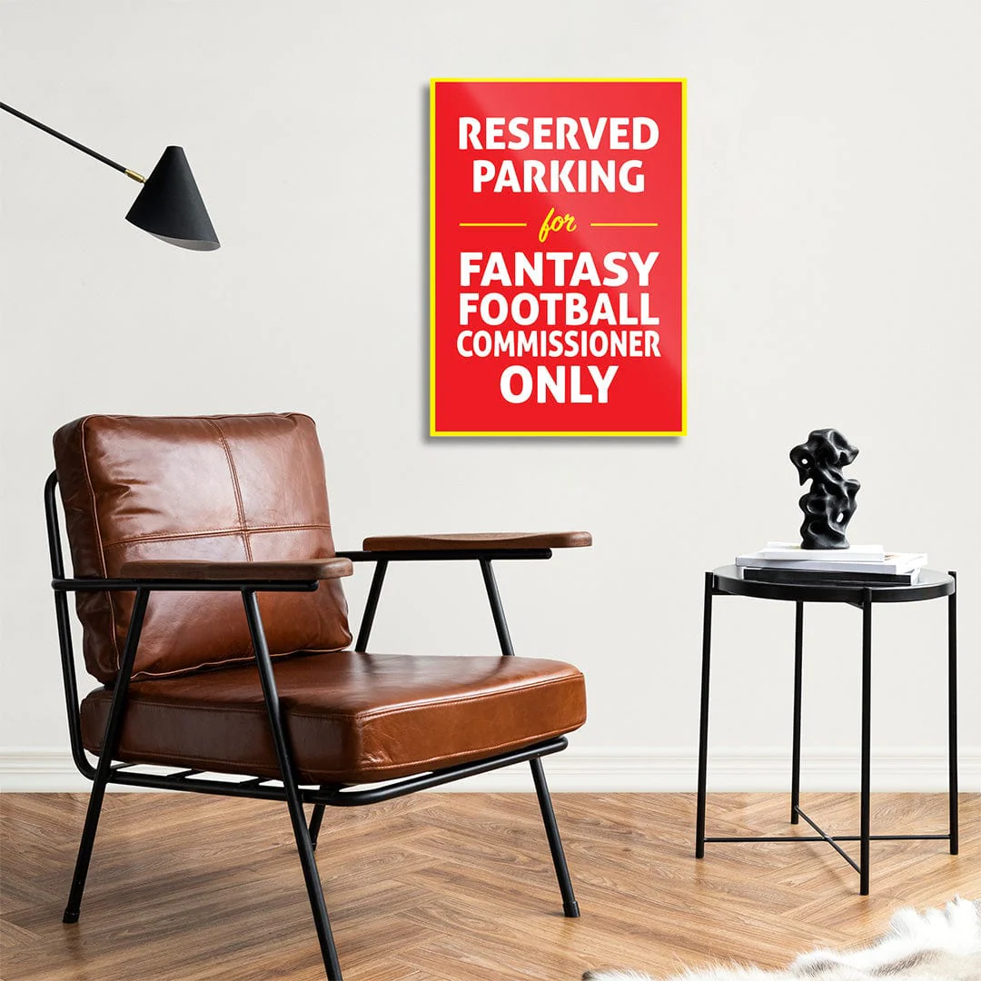 Reserved Parking for Commissioner  - Metal Wall Art - Image 15