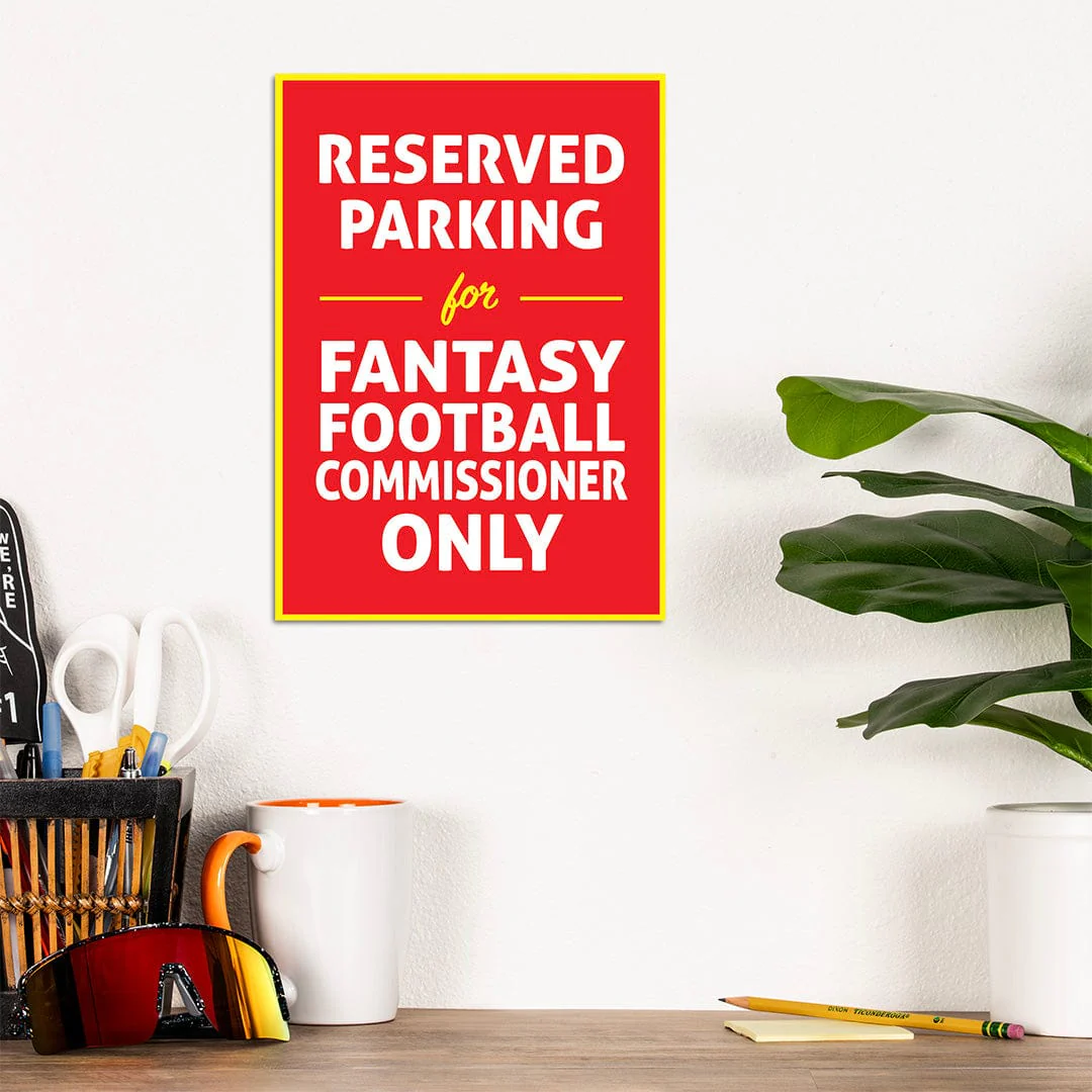 Reserved Parking for Commissioner  - Metal Wall Art - Image 18