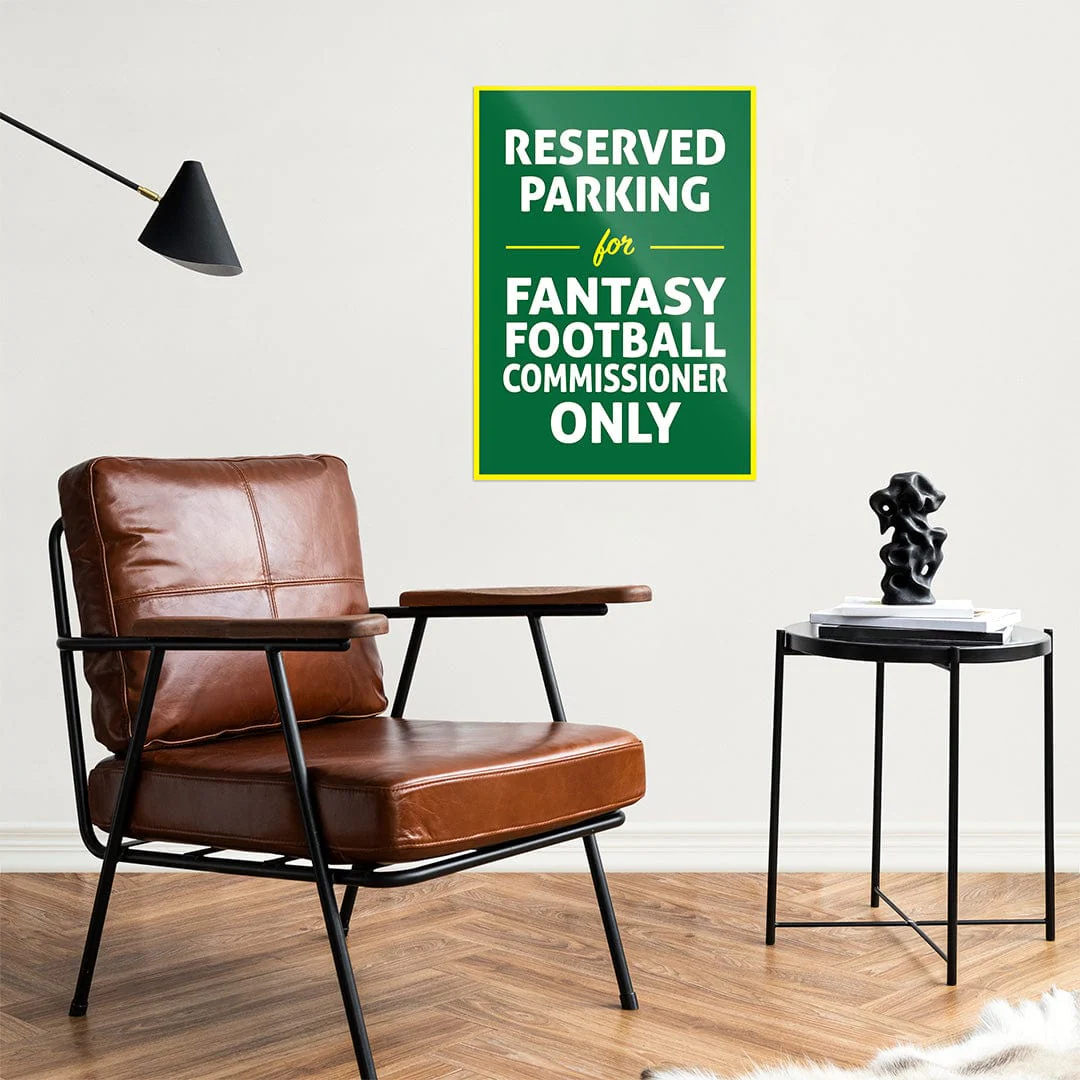 Reserved Parking for Commissioner  - Metal Wall Art - Image 19