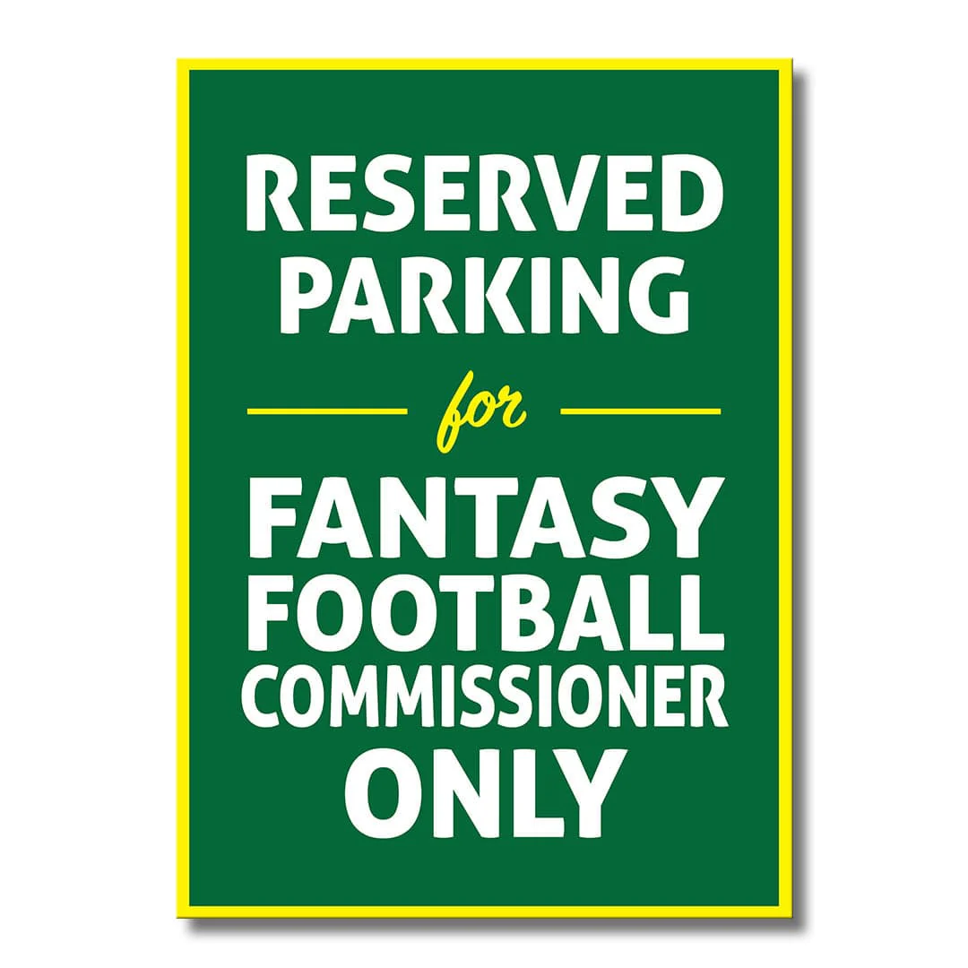 Reserved Parking for Commissioner  - Metal Wall Art - Image 2