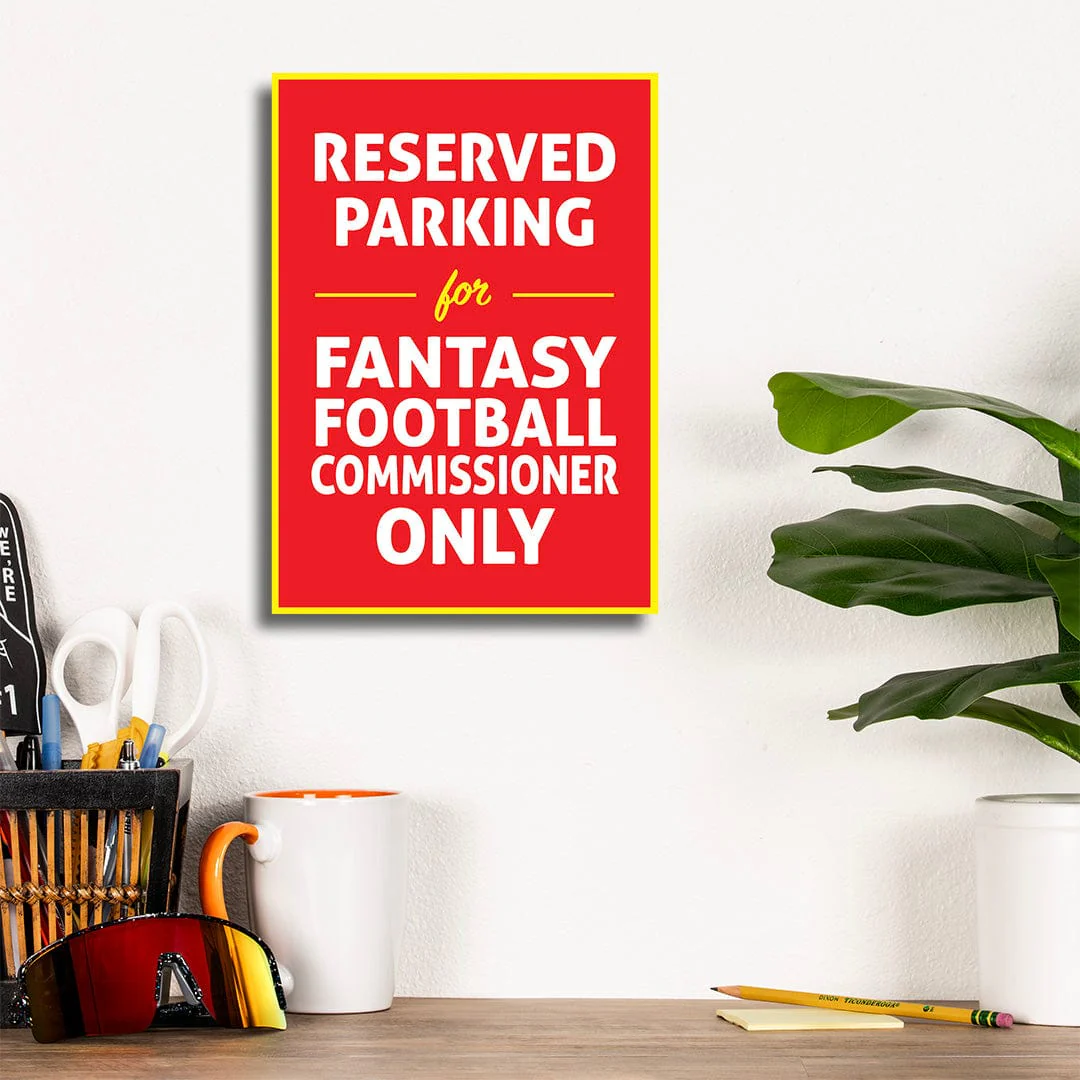 Reserved Parking for Commissioner  - Metal Wall Art - Image 20