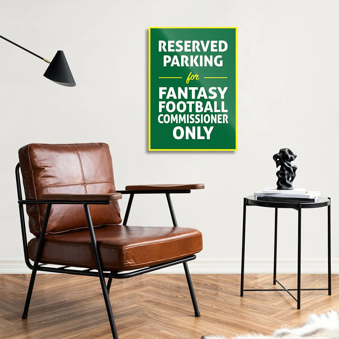 Reserved Parking for Commissioner  - Metal Wall Art - Image 21