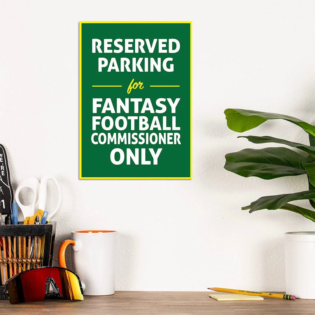 Reserved Parking for Commissioner  - Metal Wall Art - Image 23