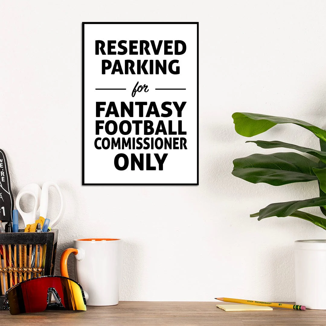 Reserved Parking for Commissioner  - Metal Wall Art - Image 29