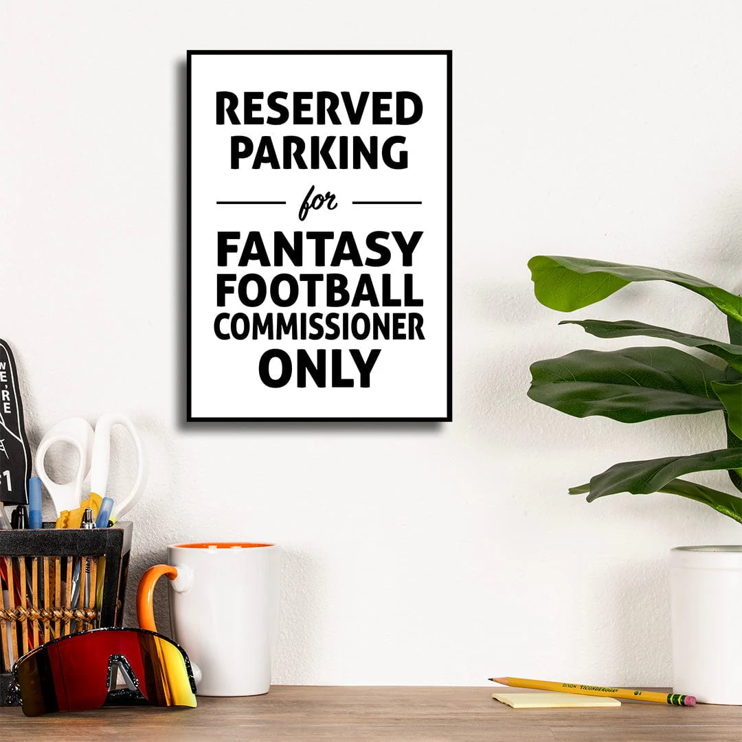 Reserved Parking for Commissioner  - Metal Wall Art - Image 32