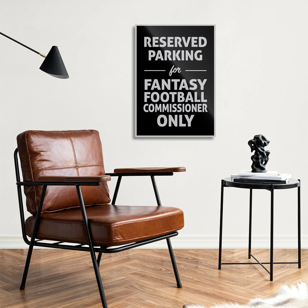 Reserved Parking for Commissioner  - Metal Wall Art - Image 33