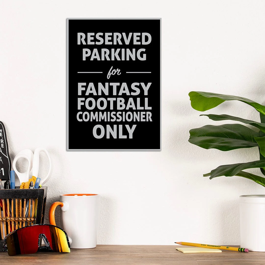 Reserved Parking for Commissioner  - Metal Wall Art - Image 36