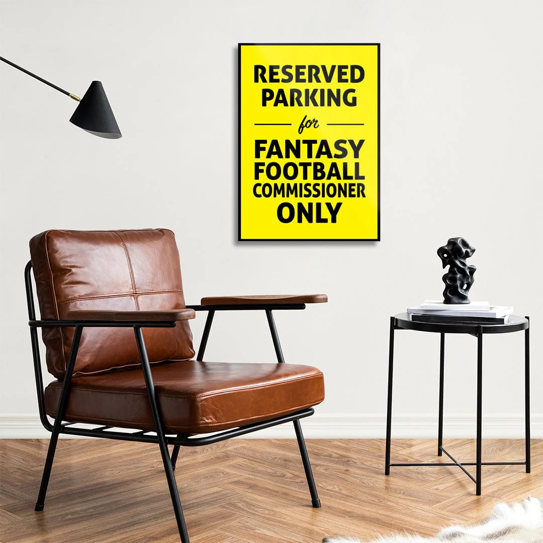 Reserved Parking for Commissioner  - Metal Wall Art - Image 39