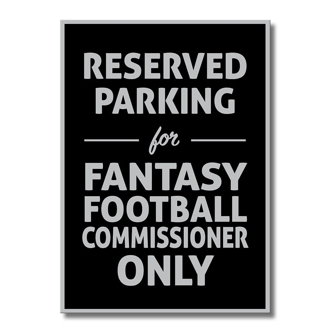 Reserved Parking for Commissioner  - Metal Wall Art - Image 4