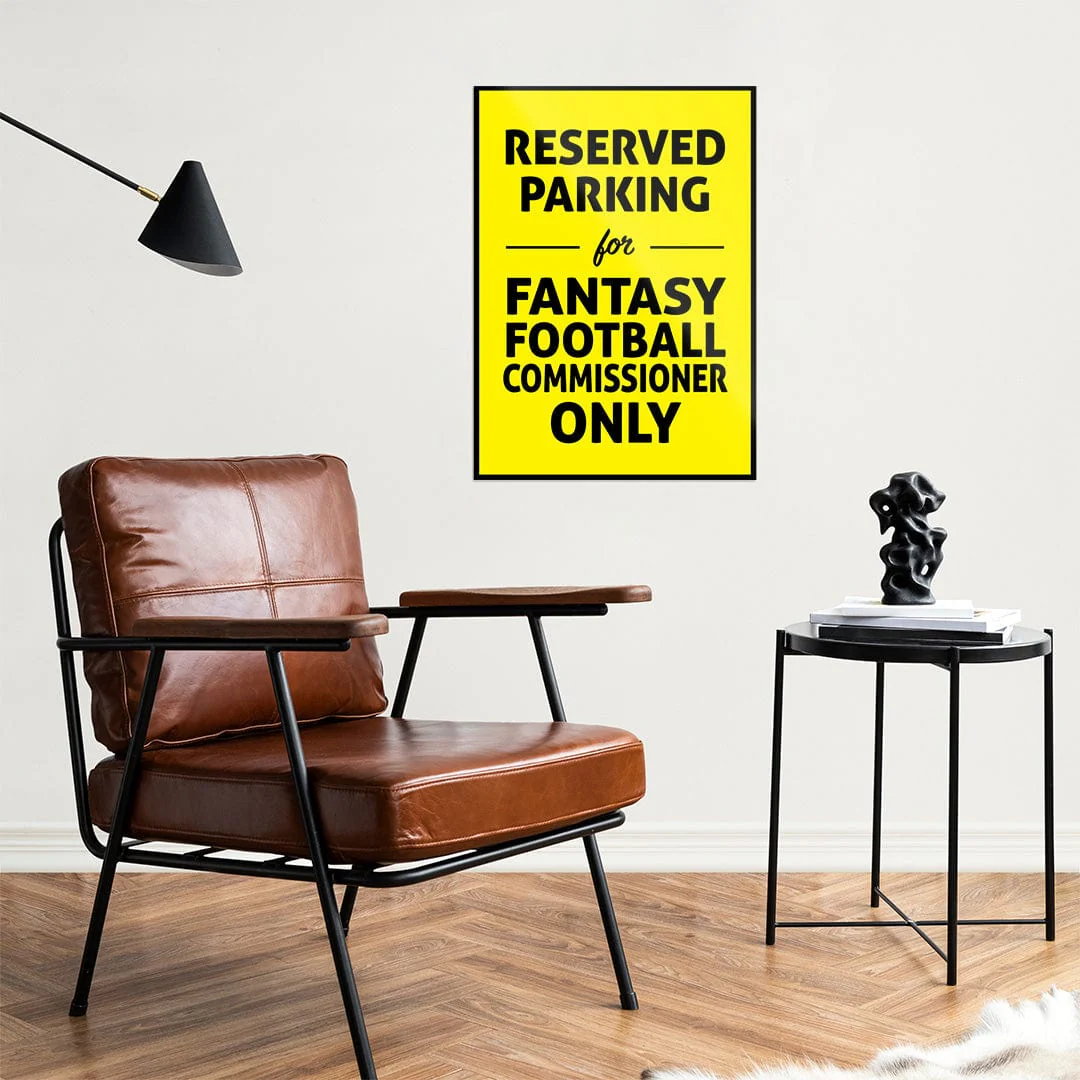 Reserved Parking for Commissioner  - Metal Wall Art - Image 40