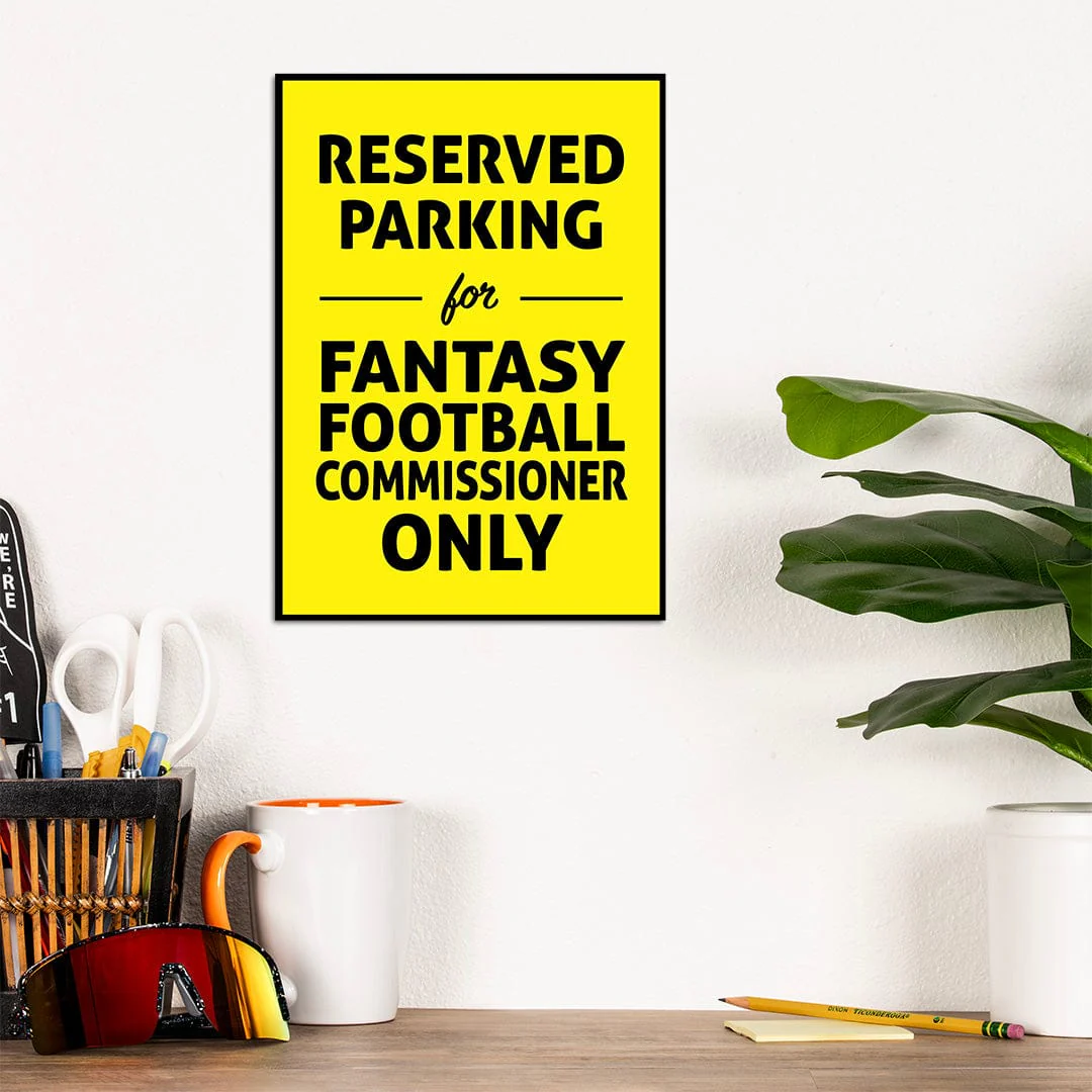 Reserved Parking for Commissioner  - Metal Wall Art - Image 41