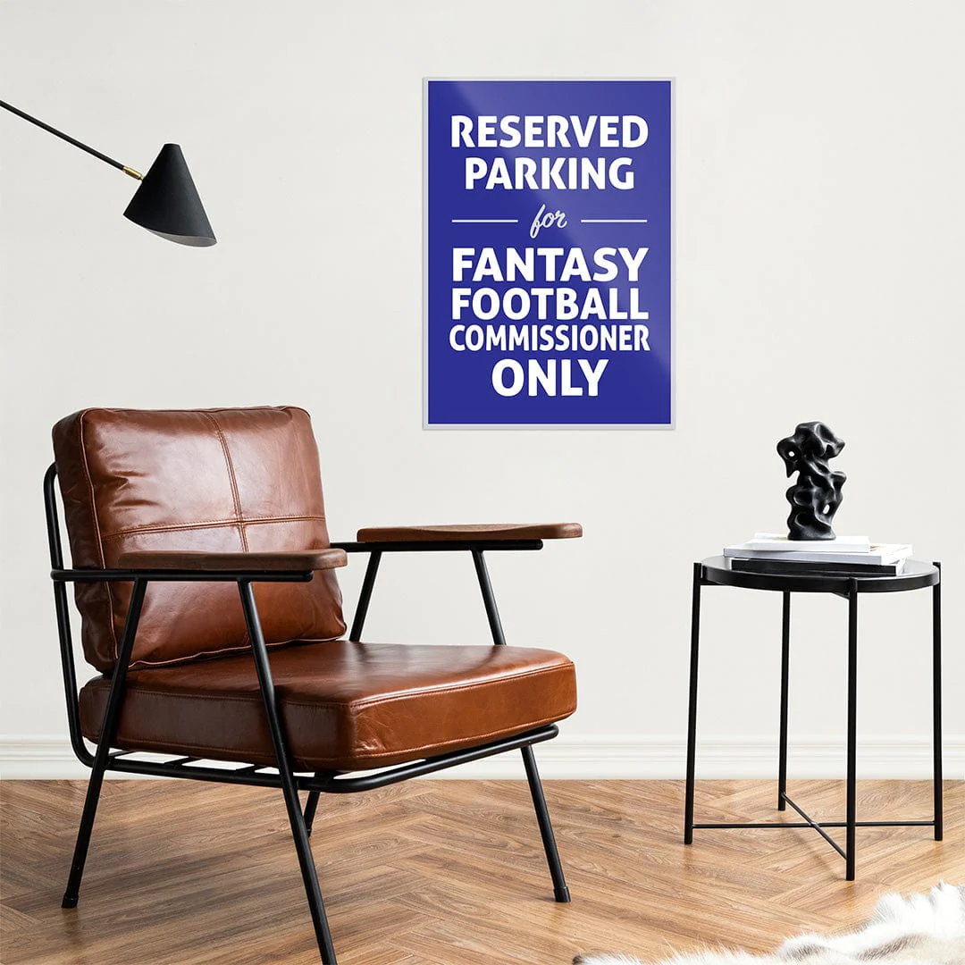 Reserved Parking for Commissioner  - Metal Wall Art - Image 43