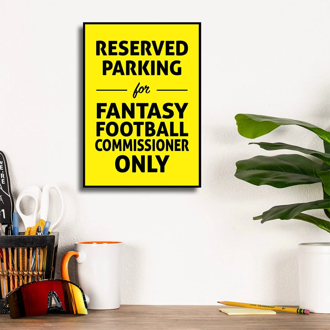 Reserved Parking for Commissioner  - Metal Wall Art - Image 44