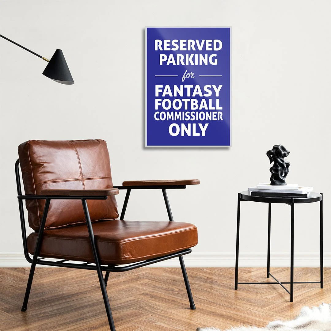 Reserved Parking for Commissioner  - Metal Wall Art - Image 45