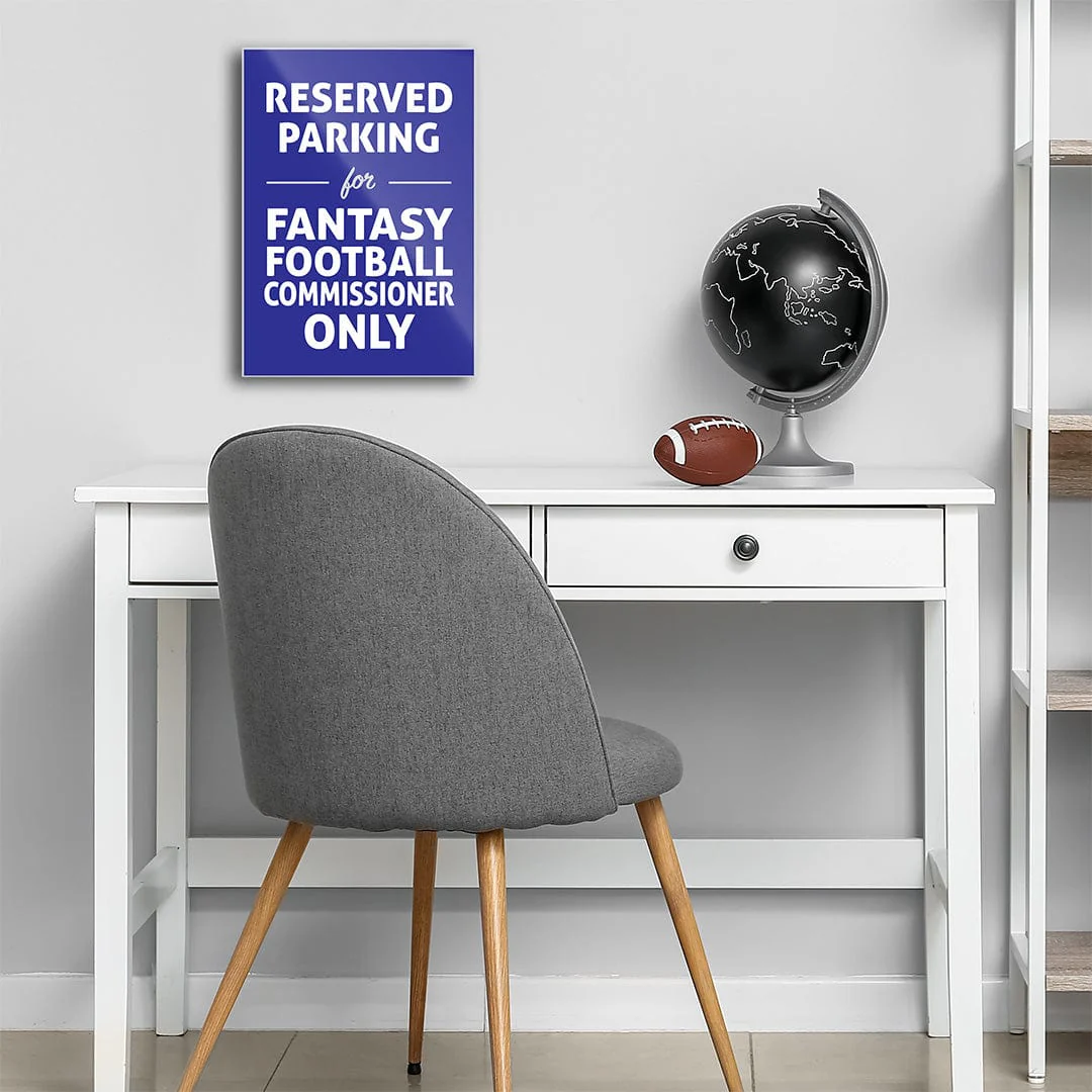 Reserved Parking for Commissioner  - Metal Wall Art - Image 48