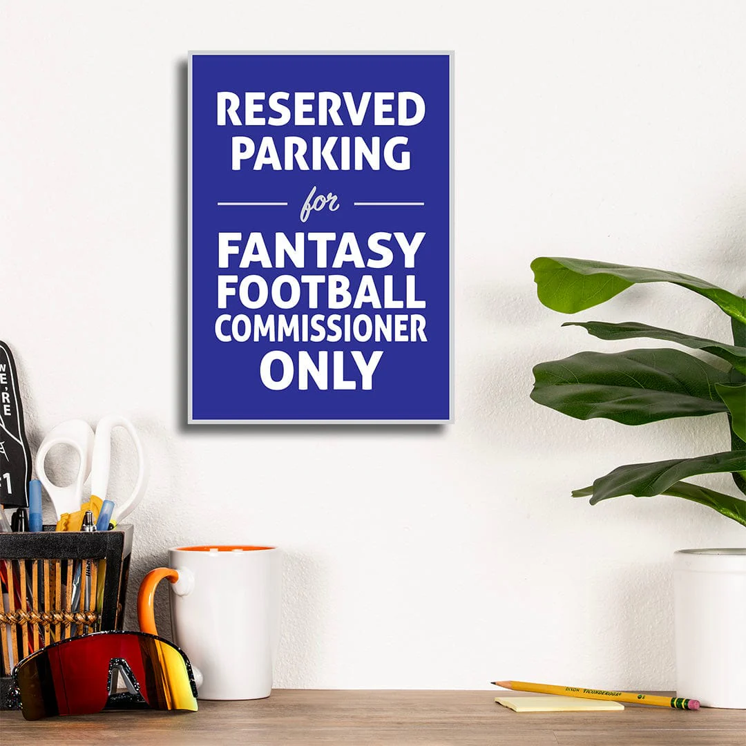 Reserved Parking for Commissioner  - Metal Wall Art - Image 49