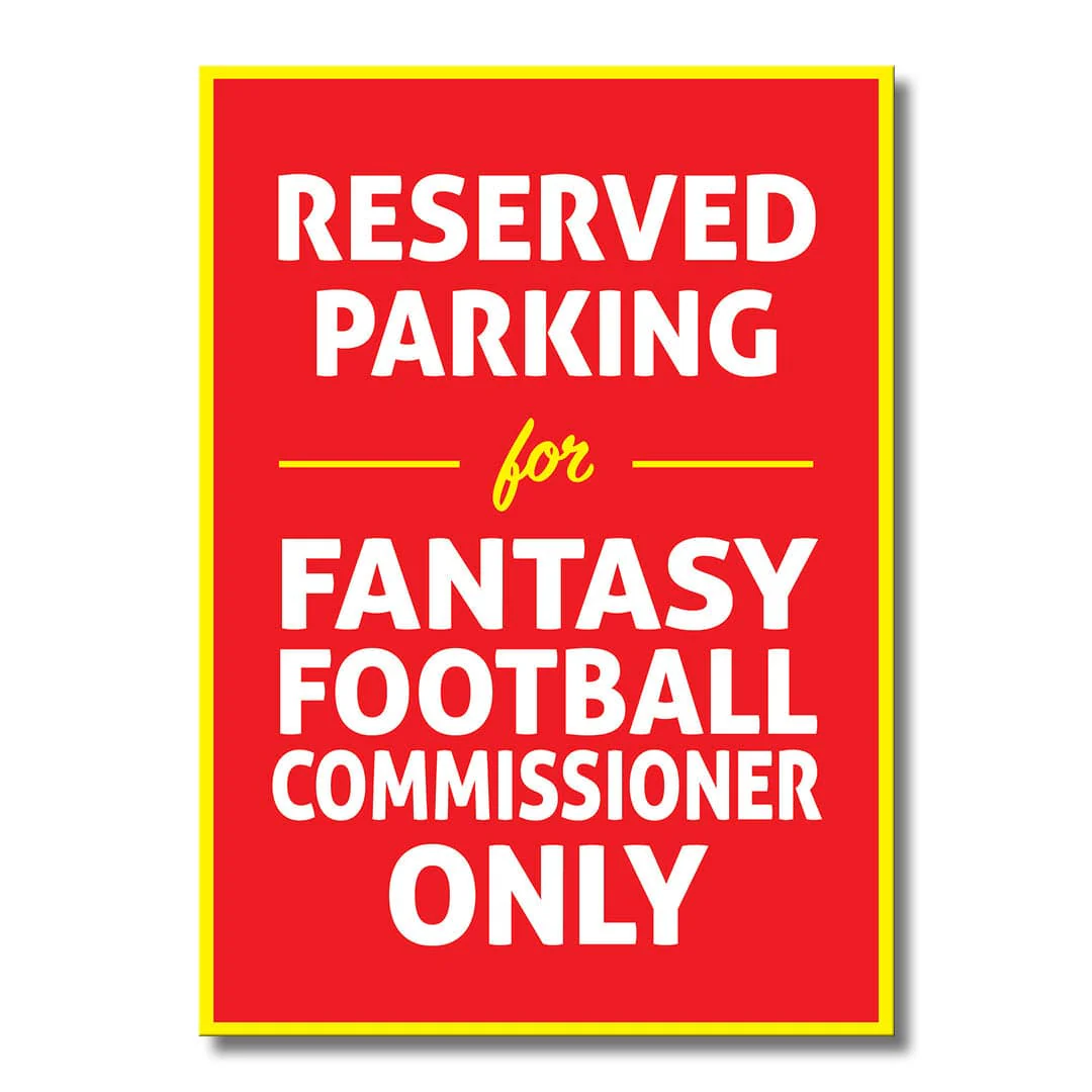 Reserved Parking for Commissioner  - Metal Wall Art - Image 5