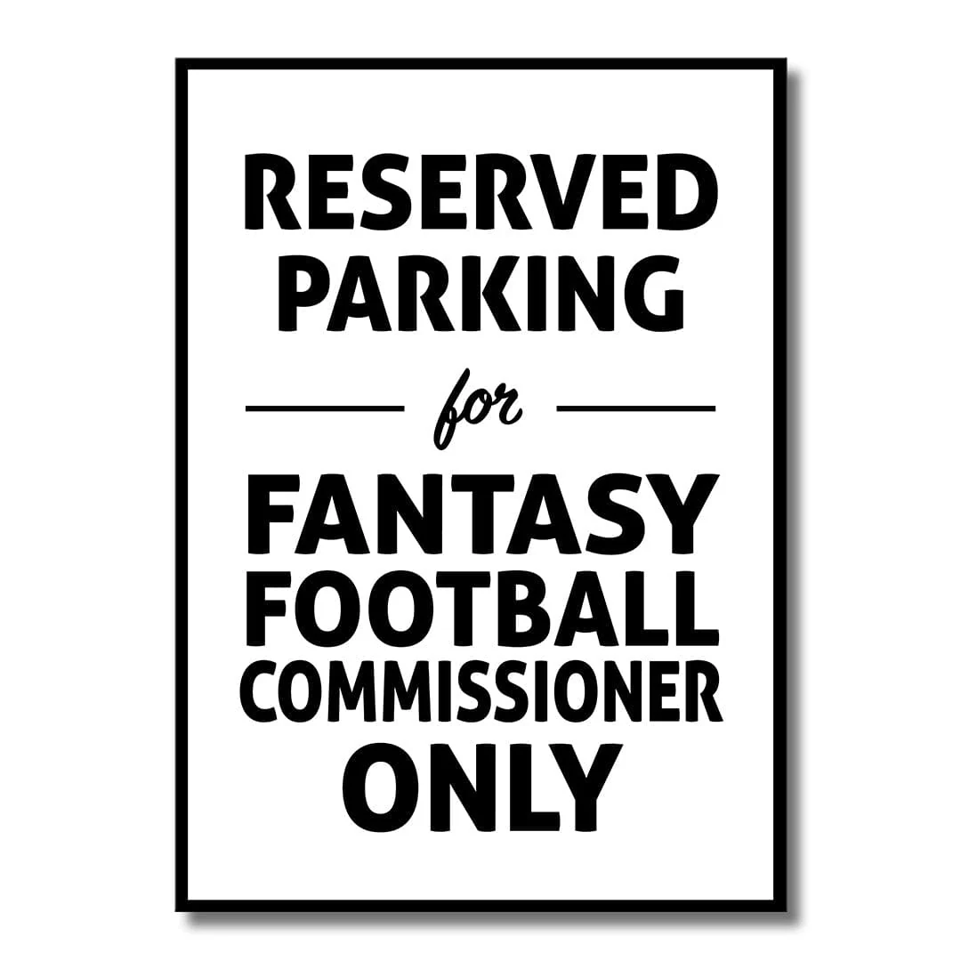 Reserved Parking for Commissioner  - Metal Wall Art - Image 6