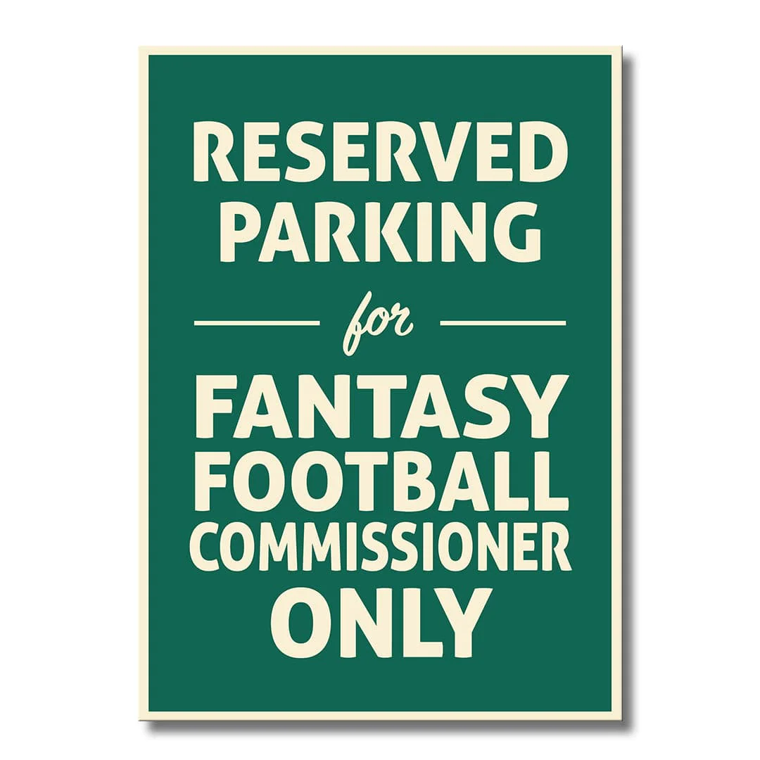 Reserved Parking for Commissioner  - Metal Wall Art - Image 7