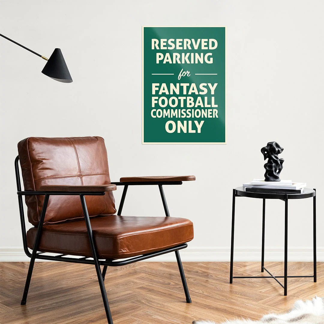 Reserved Parking for Commissioner  - Metal Wall Art - Image 9