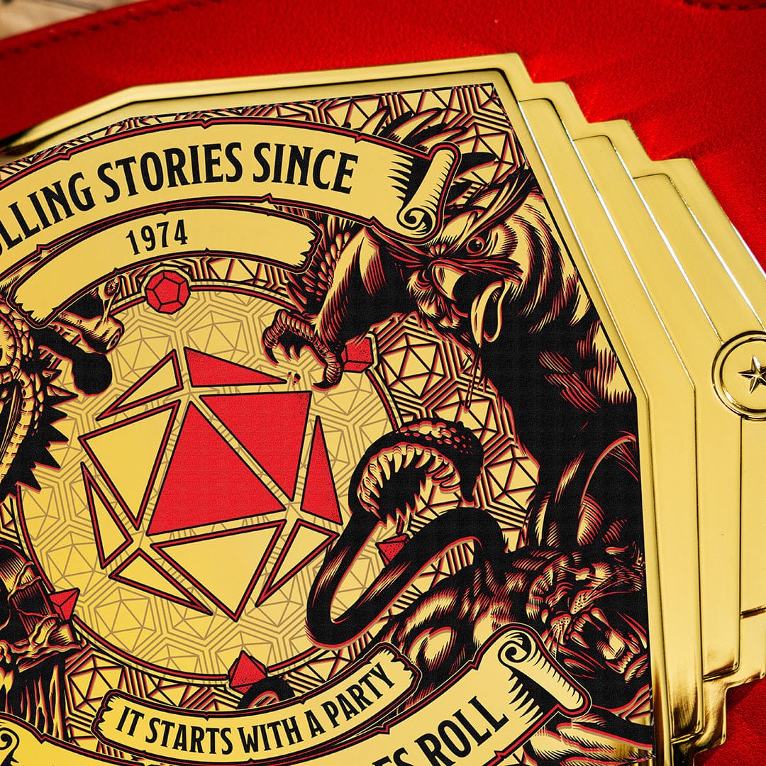 Rolling Stories 2lb D&D Campaign Completion Championship Title Belt - Image 3