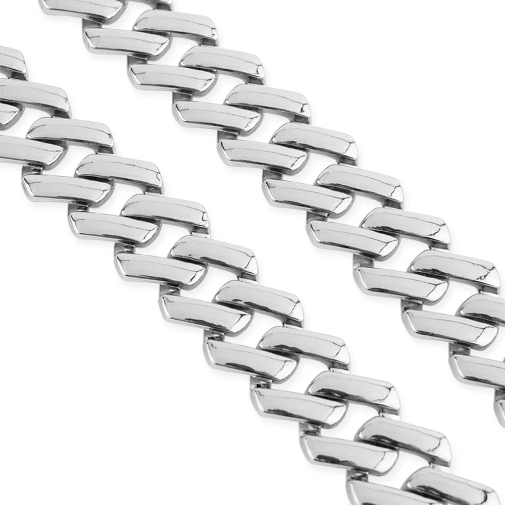 Silver Cuban Link Chain - Image 4